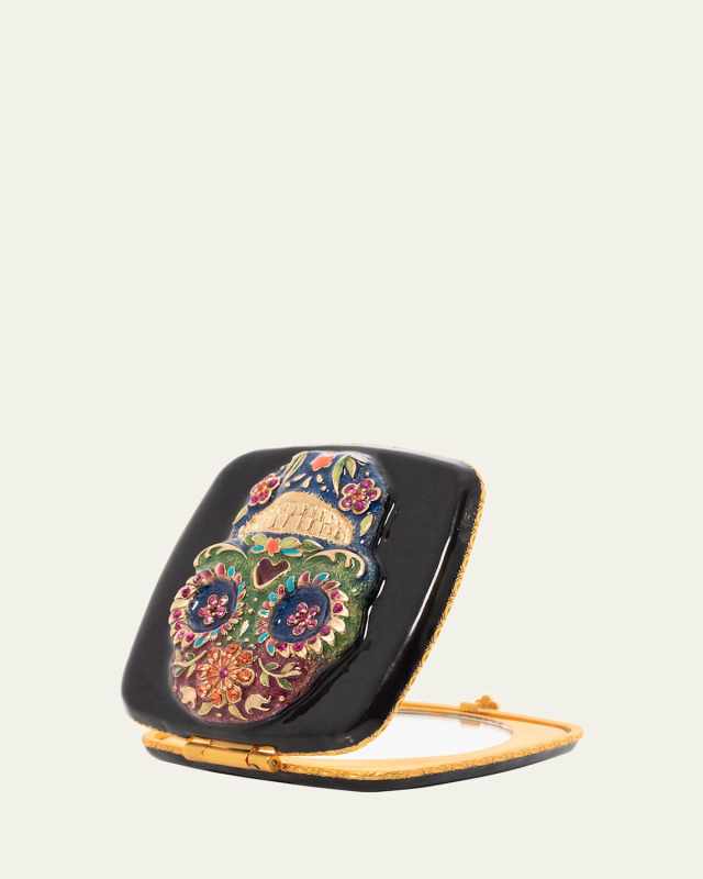 Sugar Skull Compact Mirror